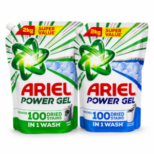 Ariel Power Gel Liquid Laundry Detergent Refill – 2kg