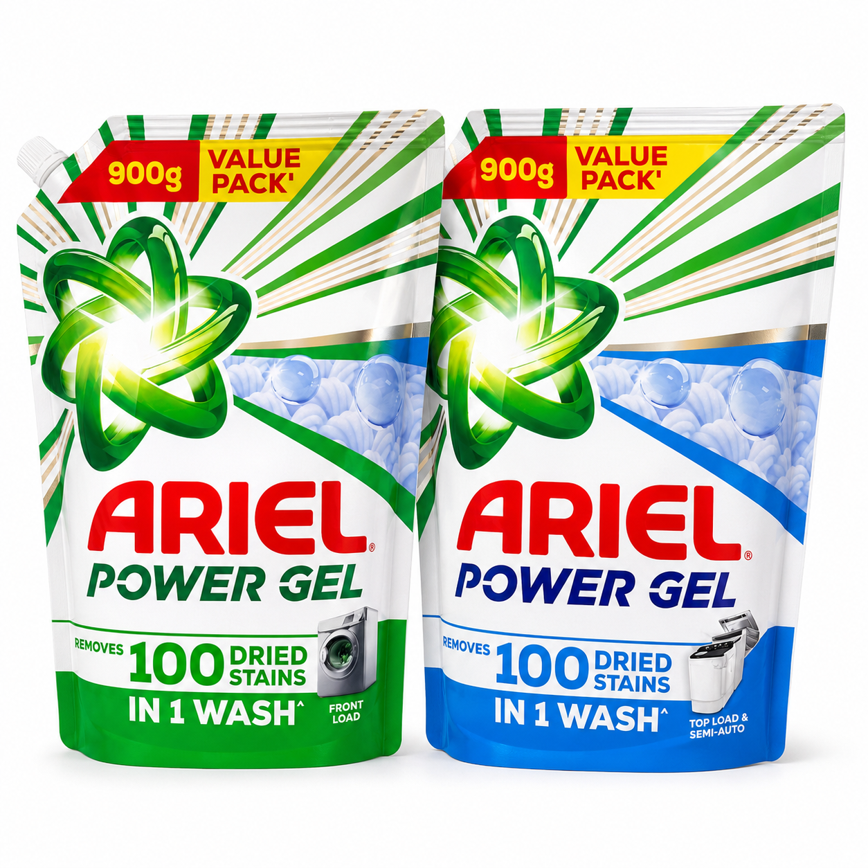 Ariel Power Gel Liquid Laundry Detergent Refill – 900g