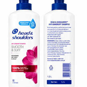 Head & Shoulders Smooth & Silky Anti-Dandruff Shampoo – 1.2L